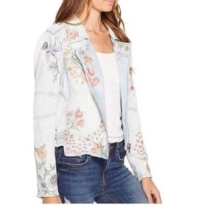 Blank NYC denim embroidered jacket